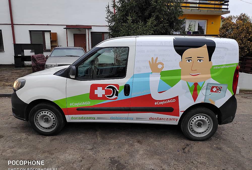 Oklejanie samochodów dostawczych małych