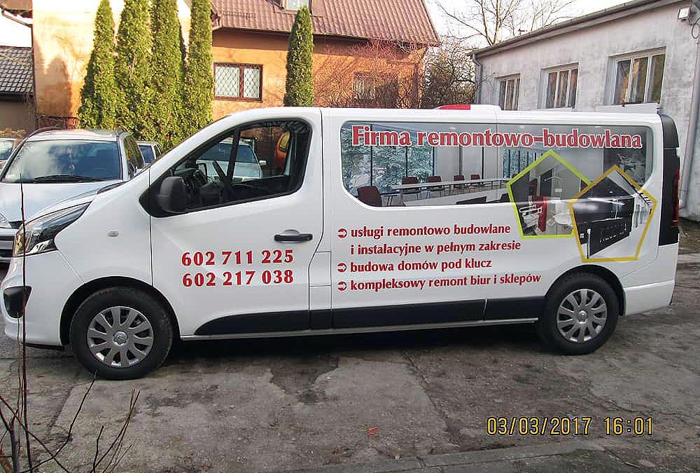 Oklejanie samochodów dostawczych średnich