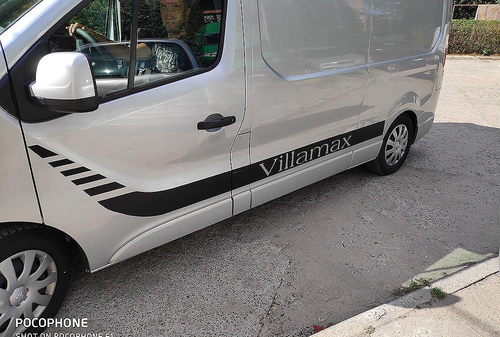 Oklejanie samochodów dostawczych średnich