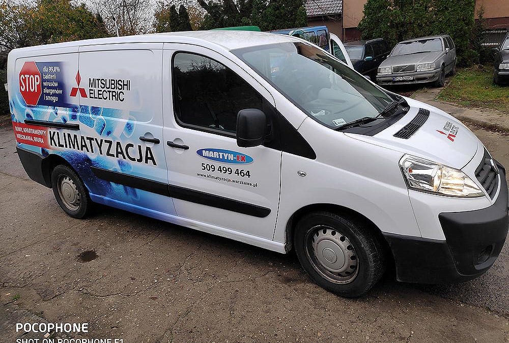 Oklejanie samochodów dostawczych średnich