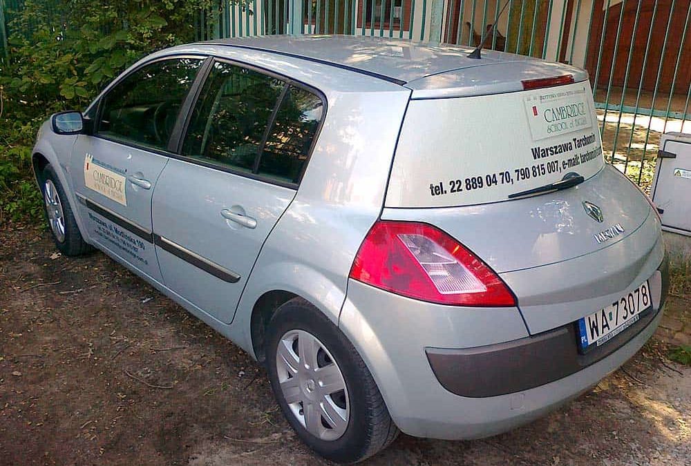 Oklejanie samochodów osobowych