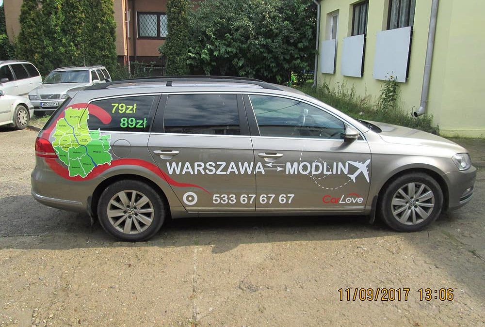 Oklejanie samochodów osobowych