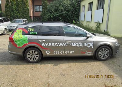 Oklejanie samochodów osobowych