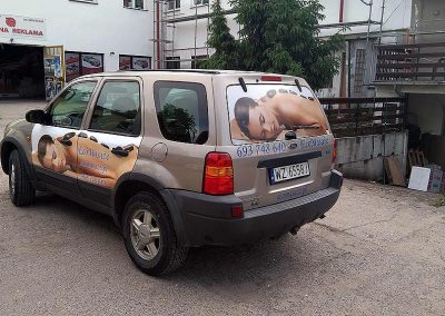 Oklejanie samochodów osobowych