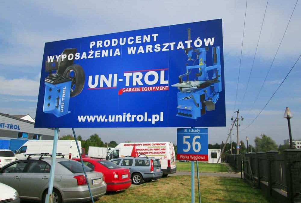 Tablica reklamowa z dibondu