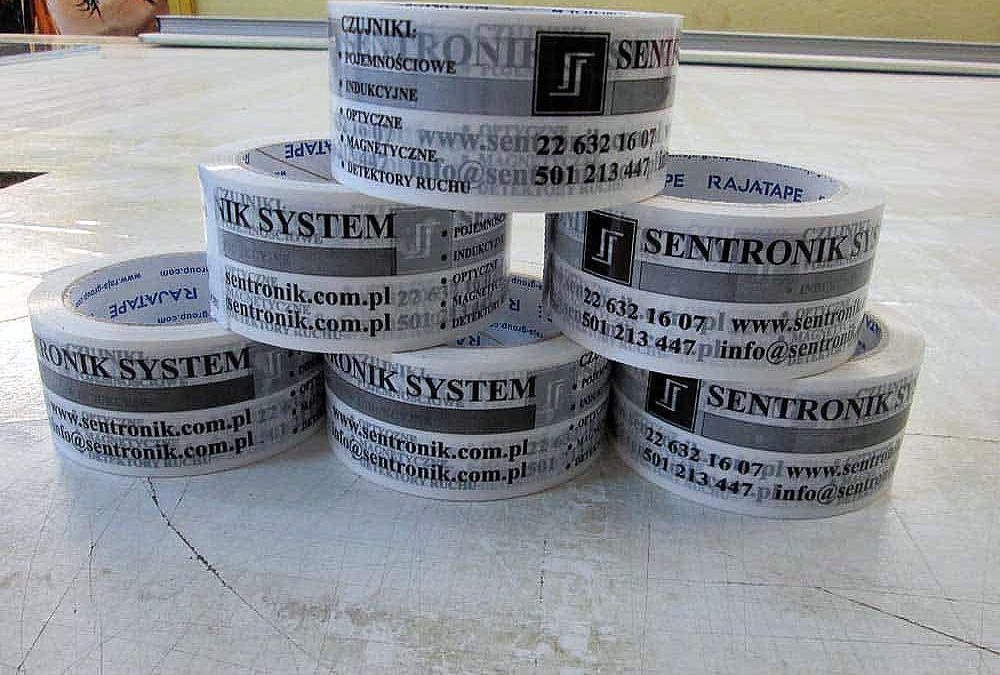 Taśma pakowa z nadrukiem