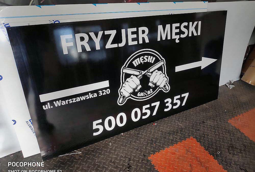 Tablice reklamowe z dibondu