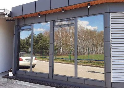 Oklejanie szyb folią lustrzaną