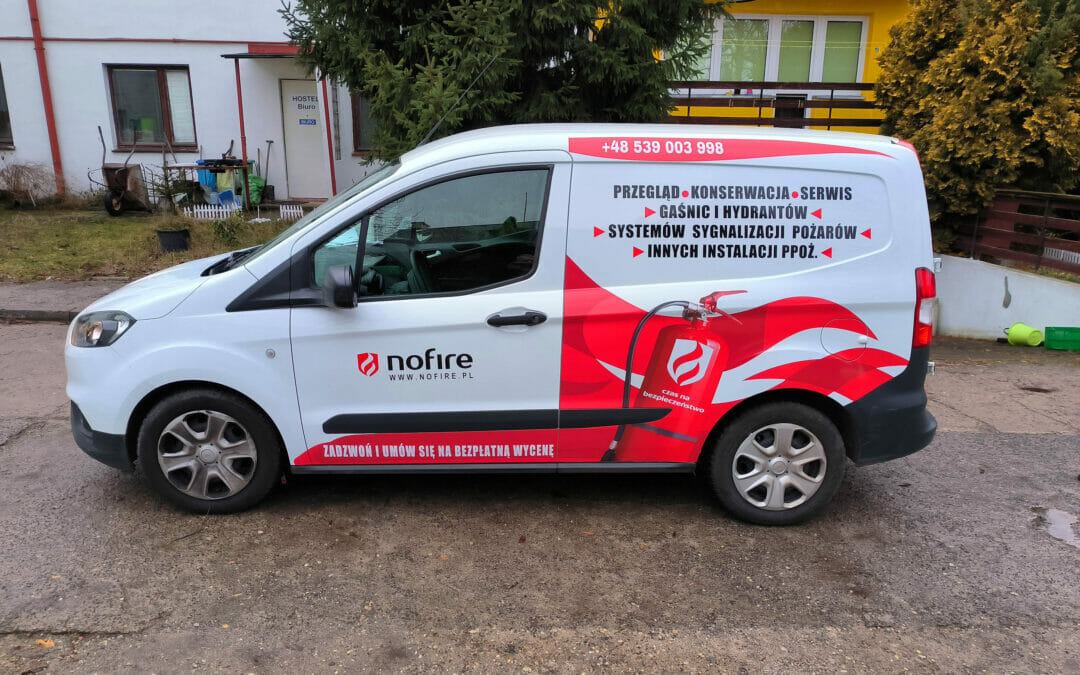 Oklejanie samochodów dostawczych małych