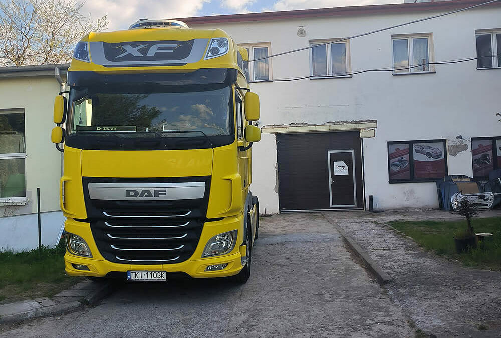Oklejanie tir daf fx