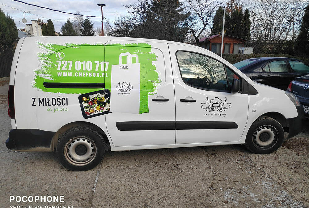 Oklejanie samochodów dostawczych małych