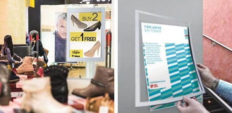 RAMKA MAGNETIC REWERS A4 - SREBRNA - obrazek 4