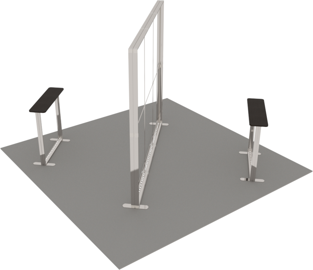 Stoisko targowe z systemu LUMIX™ 16 m² (4x4) wyspa - obrazek 4