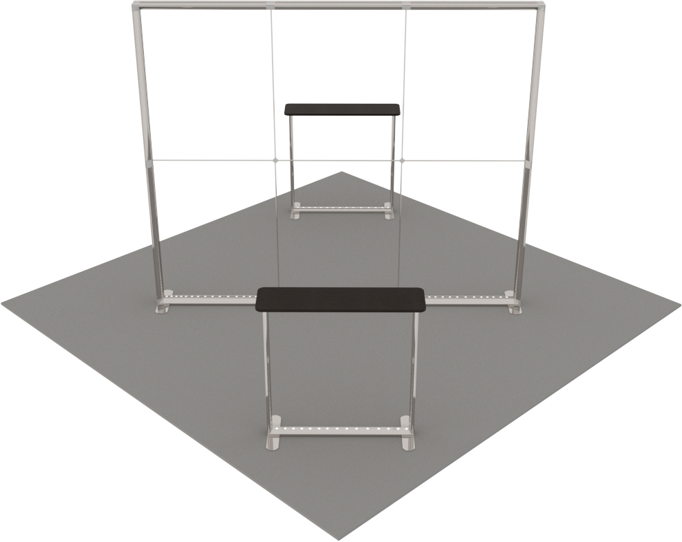 Stoisko targowe z systemu LUMIX™ 16 m² (4x4) wyspa - obrazek 7