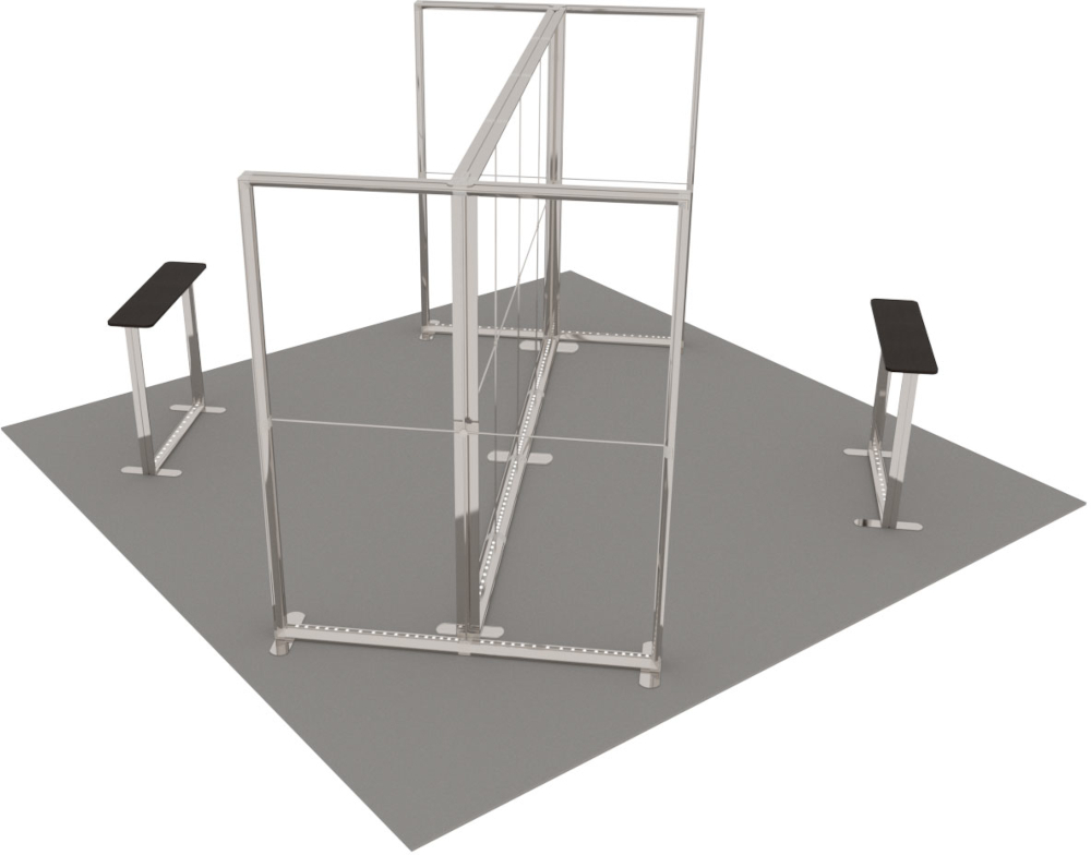 Stoisko targowe z systemu LUMIX™ 25 m² (5x5) wyspa - obrazek 5