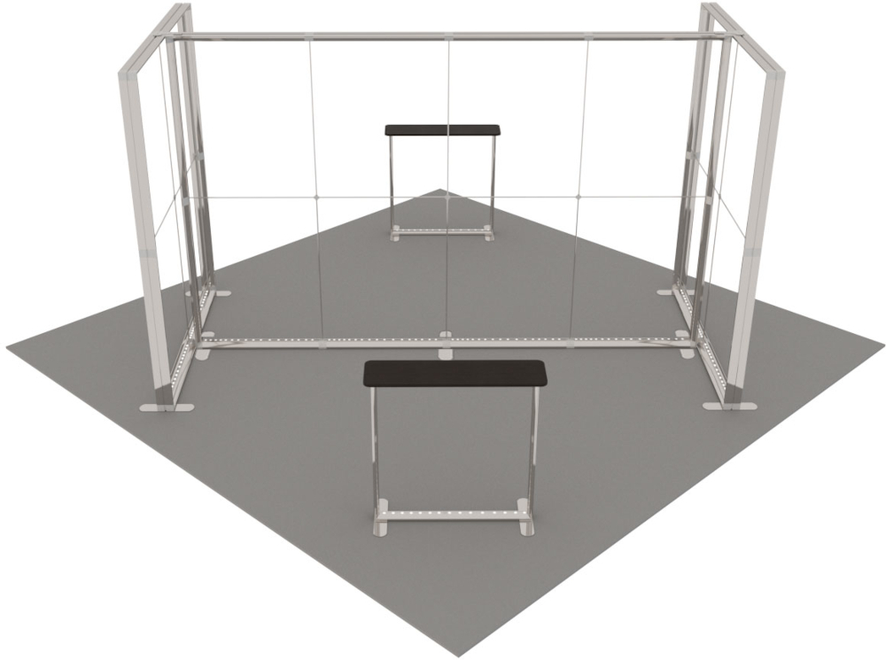 Stoisko targowe z systemu LUMIX™ 25 m² (5x5) wyspa - obrazek 7