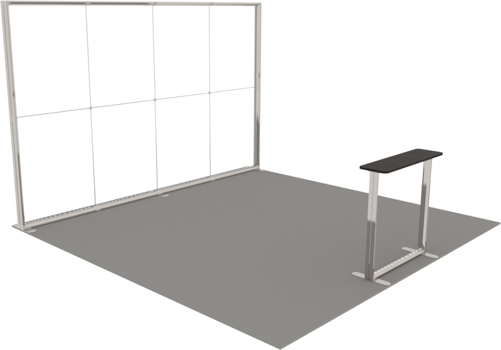 Stoisko targowe z systemu LUMIX™ 16 m² (4x4) półwysep - obrazek 3