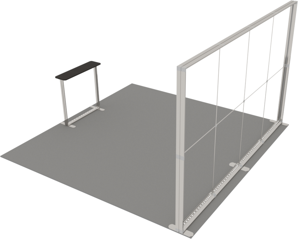 Stoisko targowe z systemu LUMIX™ 16 m² (4x4) półwysep - obrazek 5