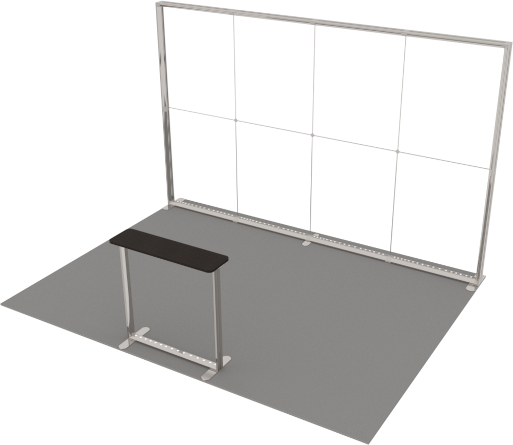 Stoisko targowe z systemu LUMIX™ 12 m² (4x3) półwysep - obrazek 4