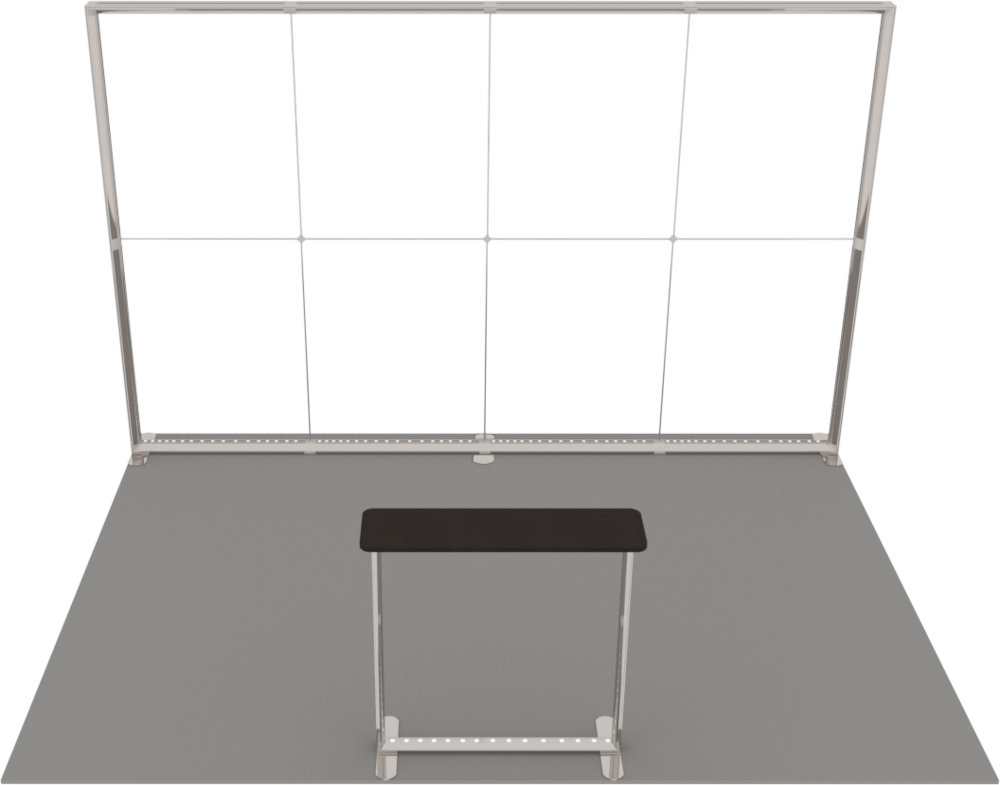 Stoisko targowe z systemu LUMIX™ 12 m² (4x3) półwysep - obrazek 7