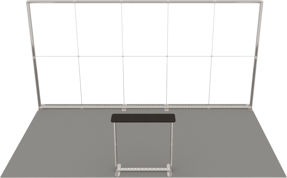 Stoisko targowe z systemu LUMIX™ 15 m² (5x3) półwysep - obrazek 3