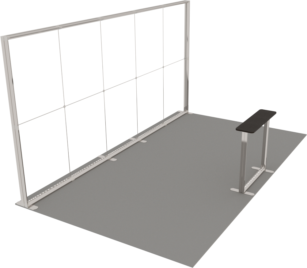 Stoisko targowe z systemu LUMIX™ 15 m² (5x3) półwysep - obrazek 7