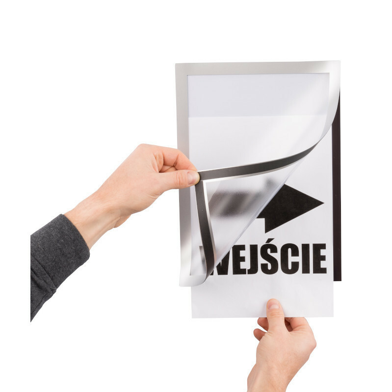 Ramka Magnetic Rewers A3 - srebrna - obrazek 3