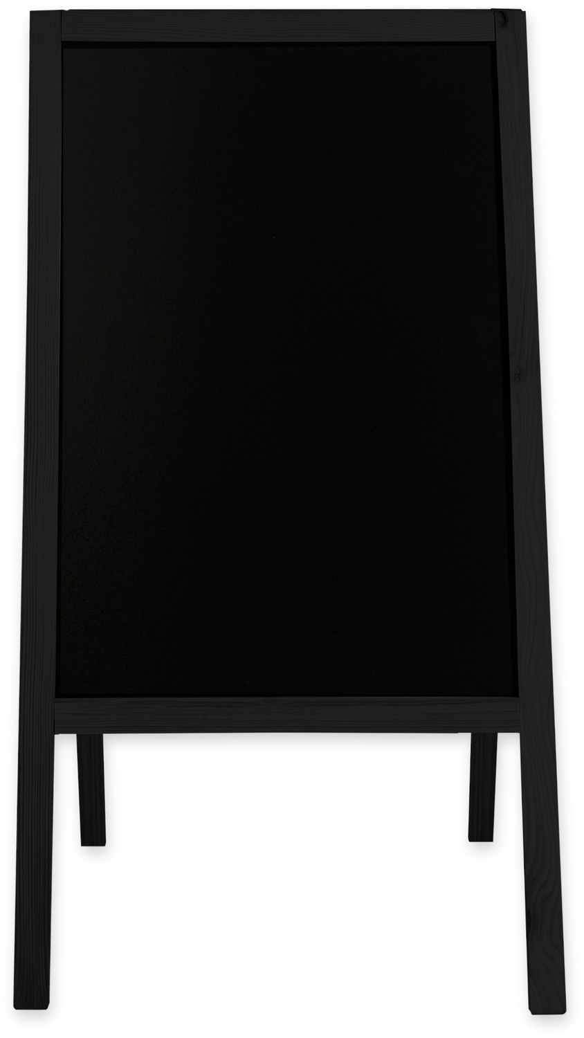 Potykacz drewniany Classic L (61x118 cm) - czarny - obrazek 3