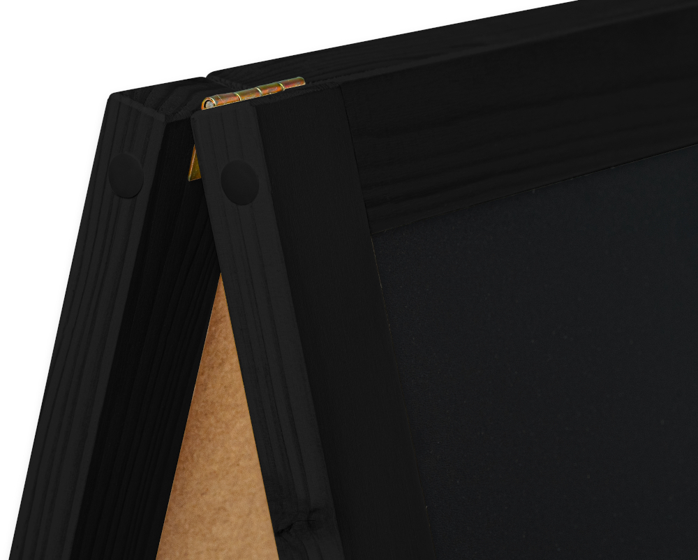 Potykacz drewniany Classic L (61x118 cm) - czarny - obrazek 4