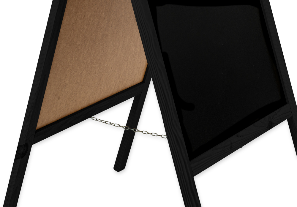 Potykacz drewniany Classic L (61x118 cm) - czarny - obrazek 5