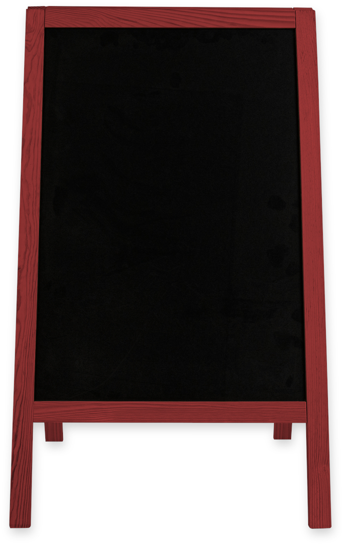 Potykacz drewniany Classic S (51x90 cm) - czerwony - obrazek 4