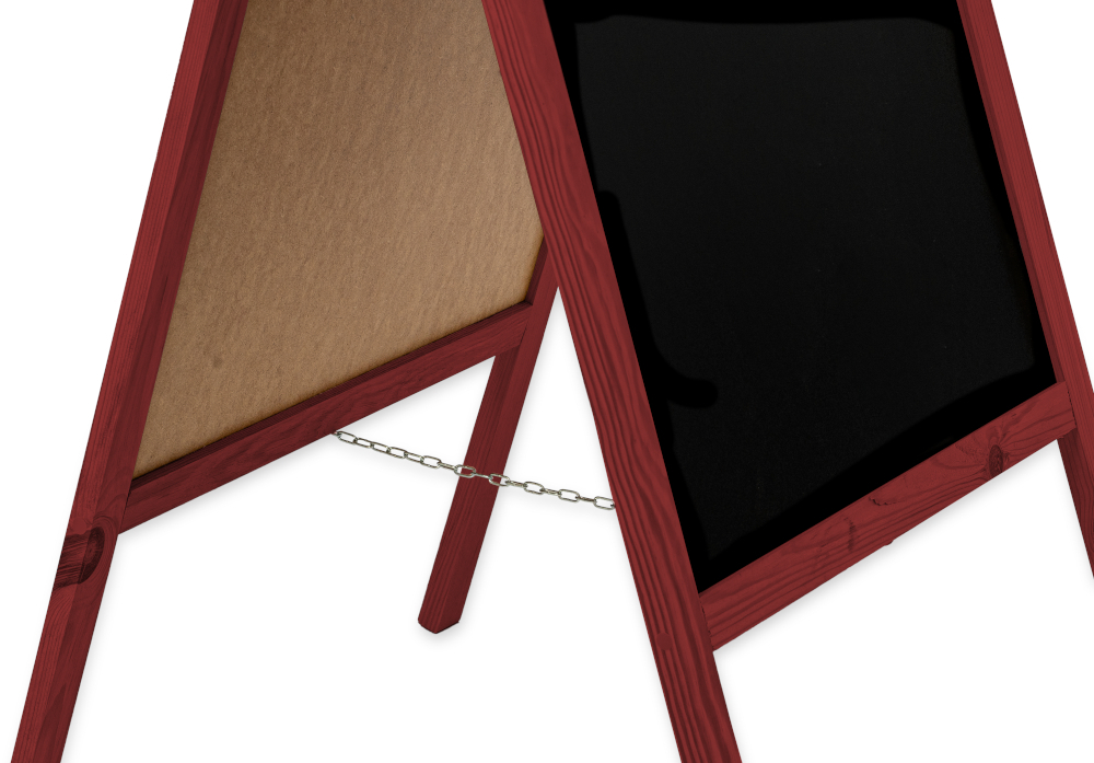 Potykacz drewniany Classic S (51x90 cm) - czerwony - obrazek 6