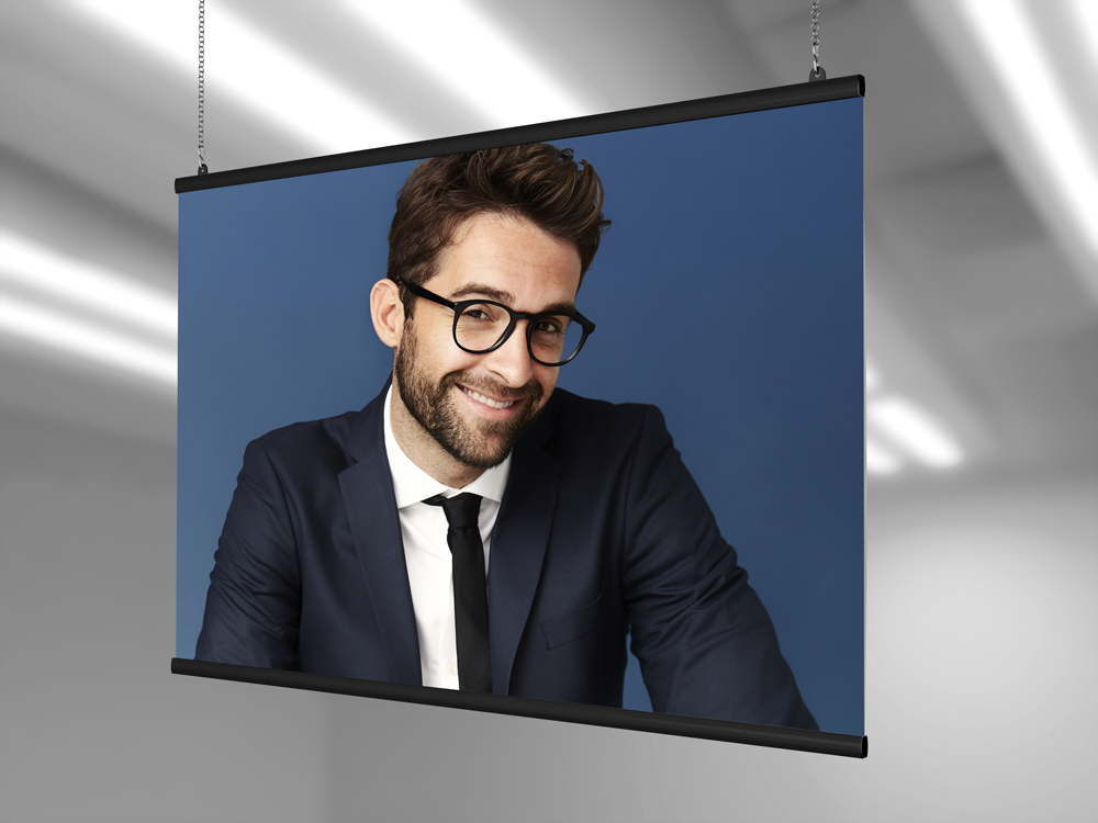 Listwy plakatowe Standard 150 cm - czarne - obrazek 3