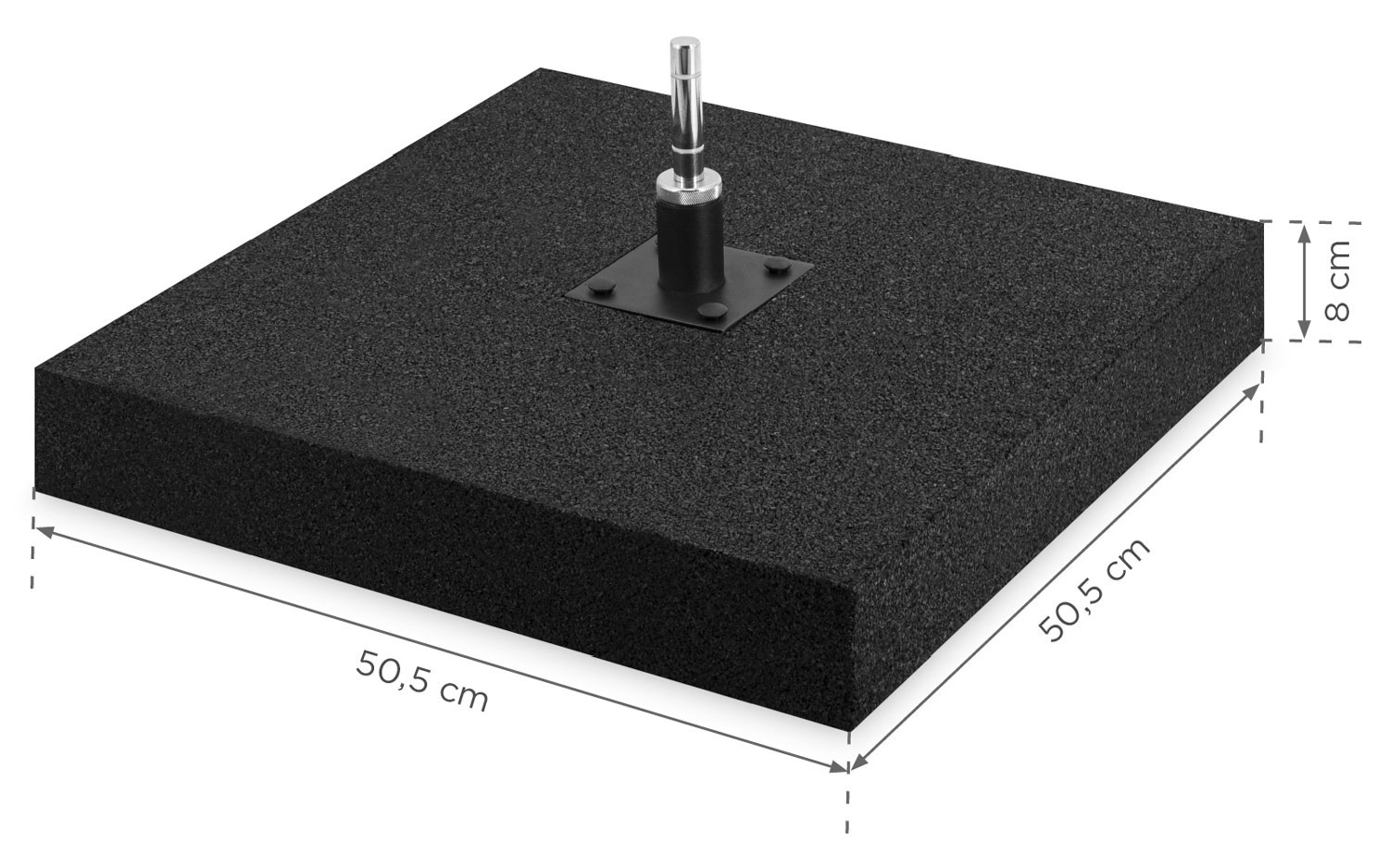 Gumowa podstawa z rotatorem - 19 kg - obrazek 4
